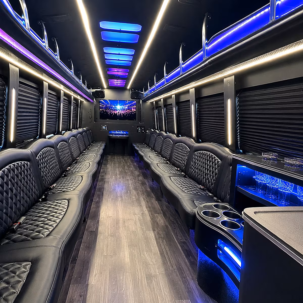 asheville corporate event party bus rental