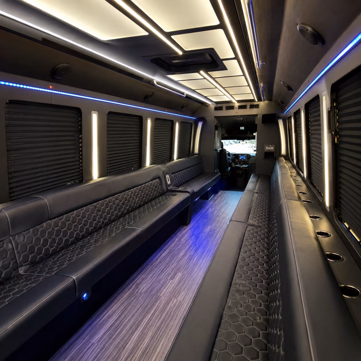 asheville party bus rentals inside