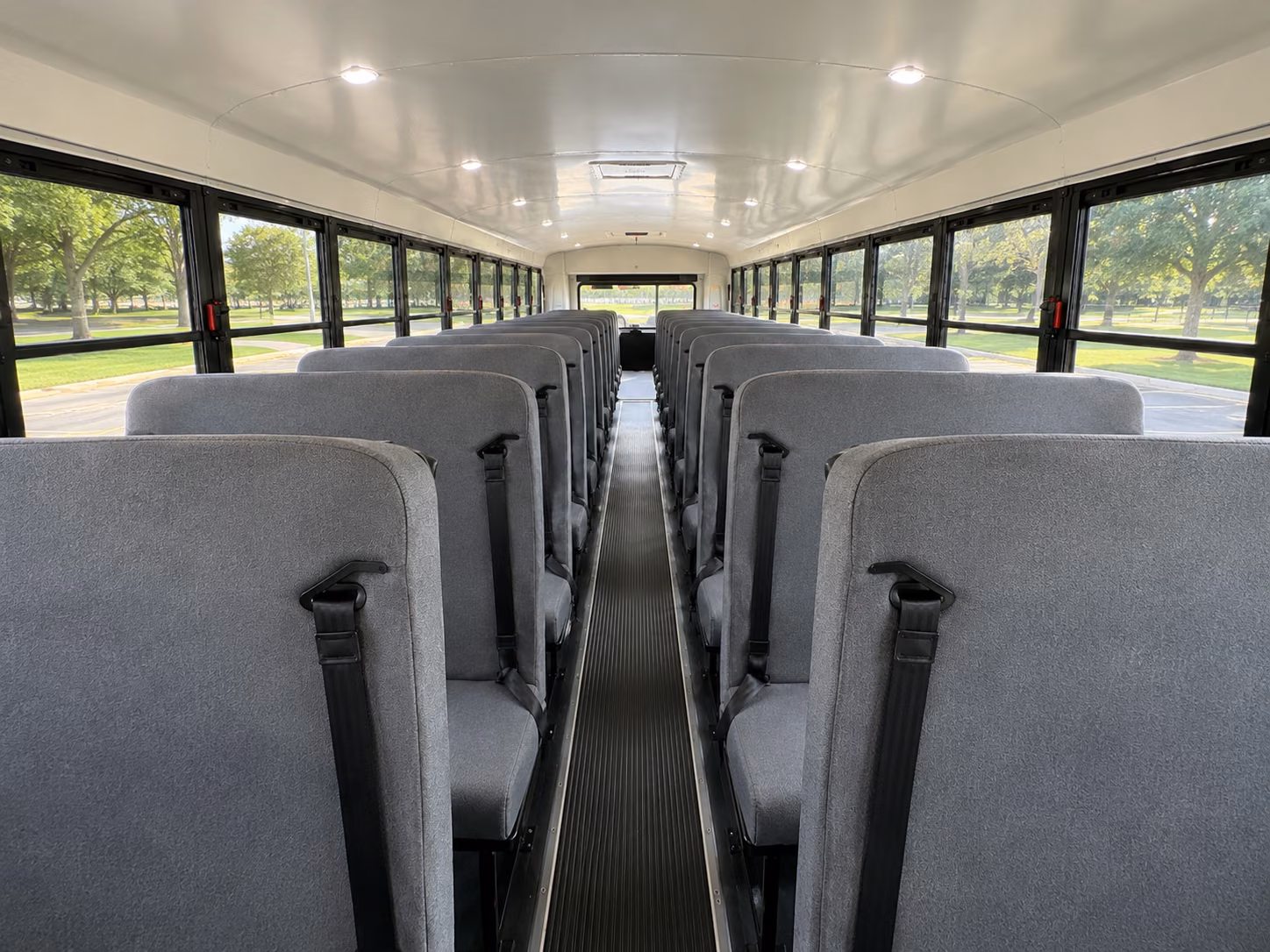asheville school bus inside
