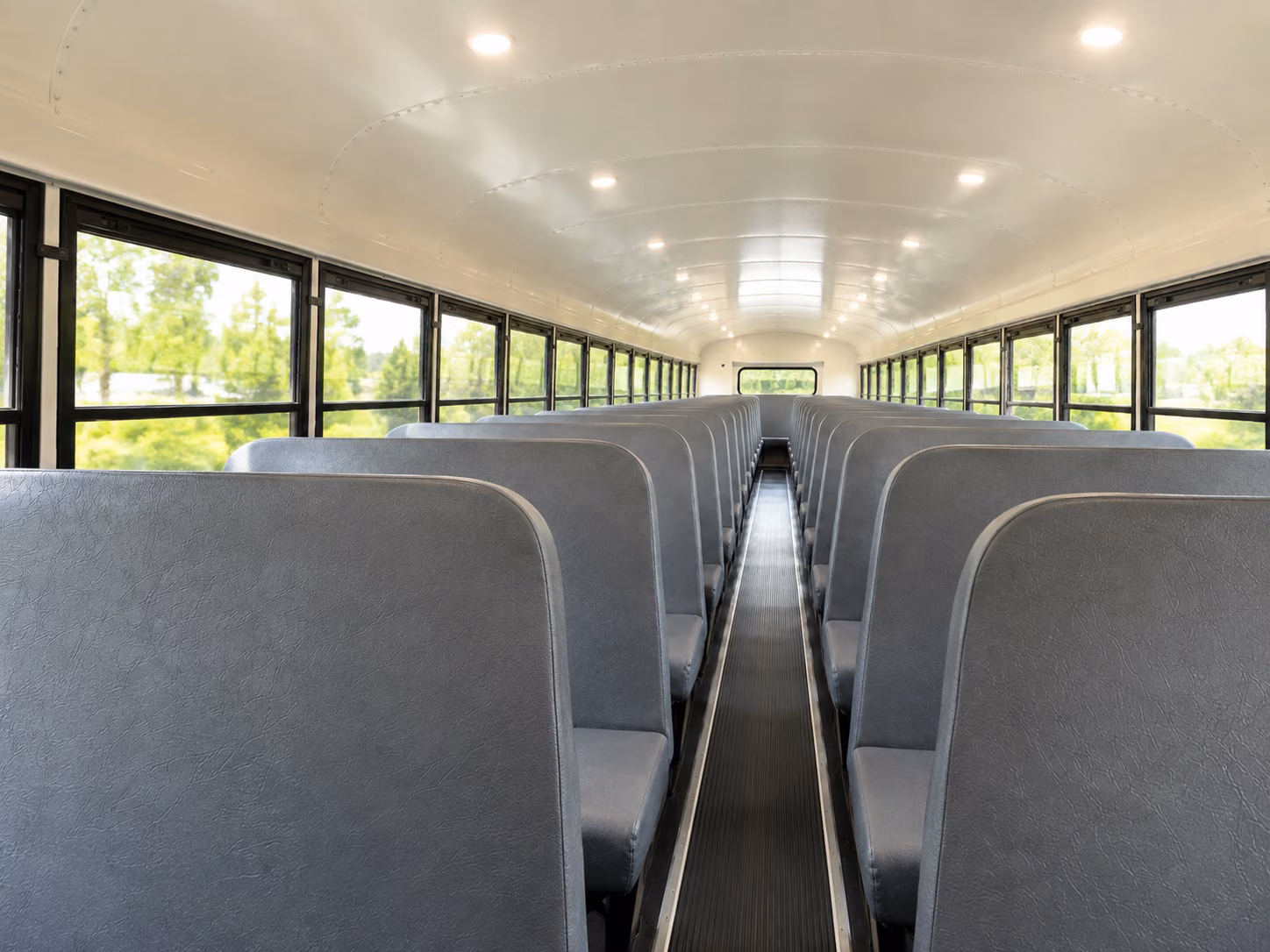 asheville school bus interior