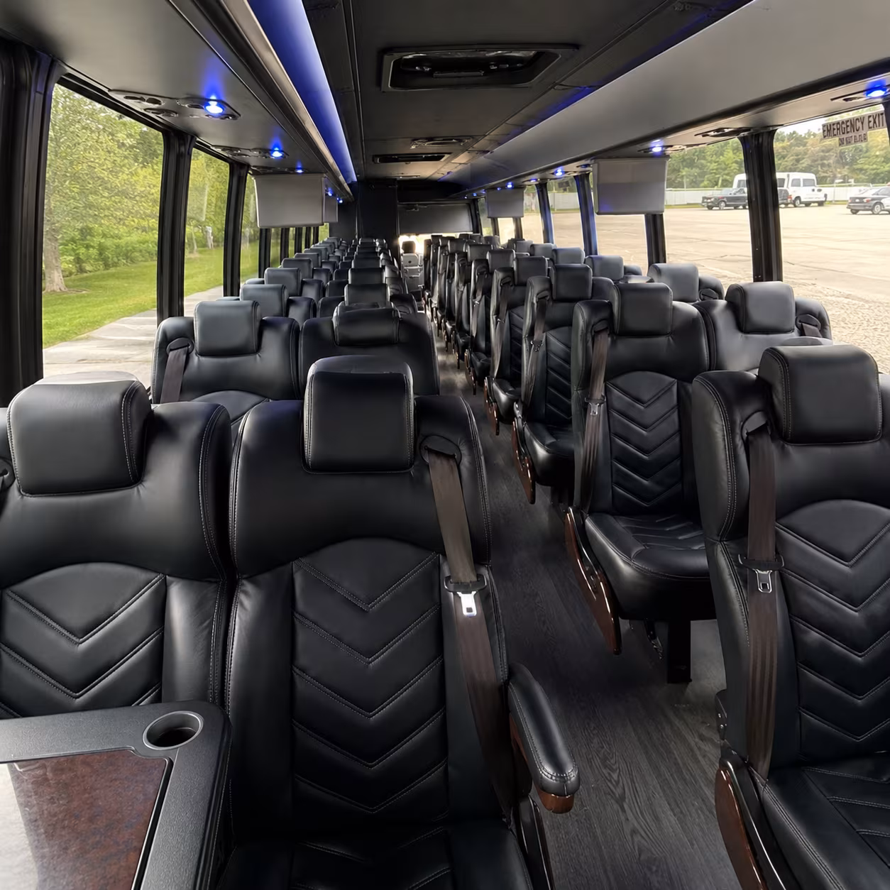 asheville school event transportation onboard seating