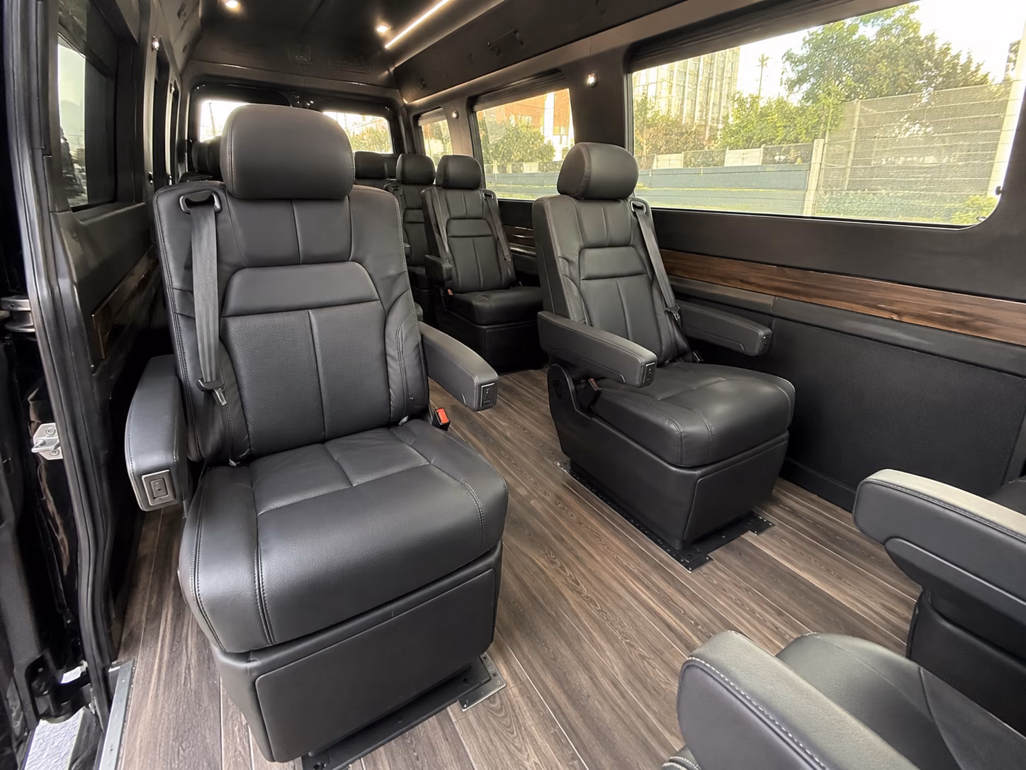 asheville sprinter van with driver interior