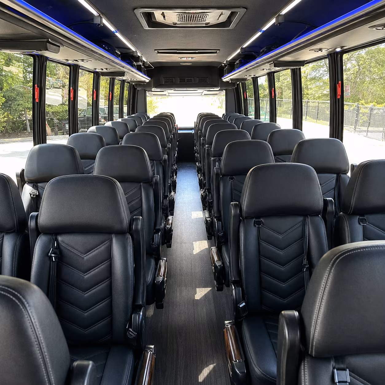buses for vineyard and winery wedding weekends near asheville