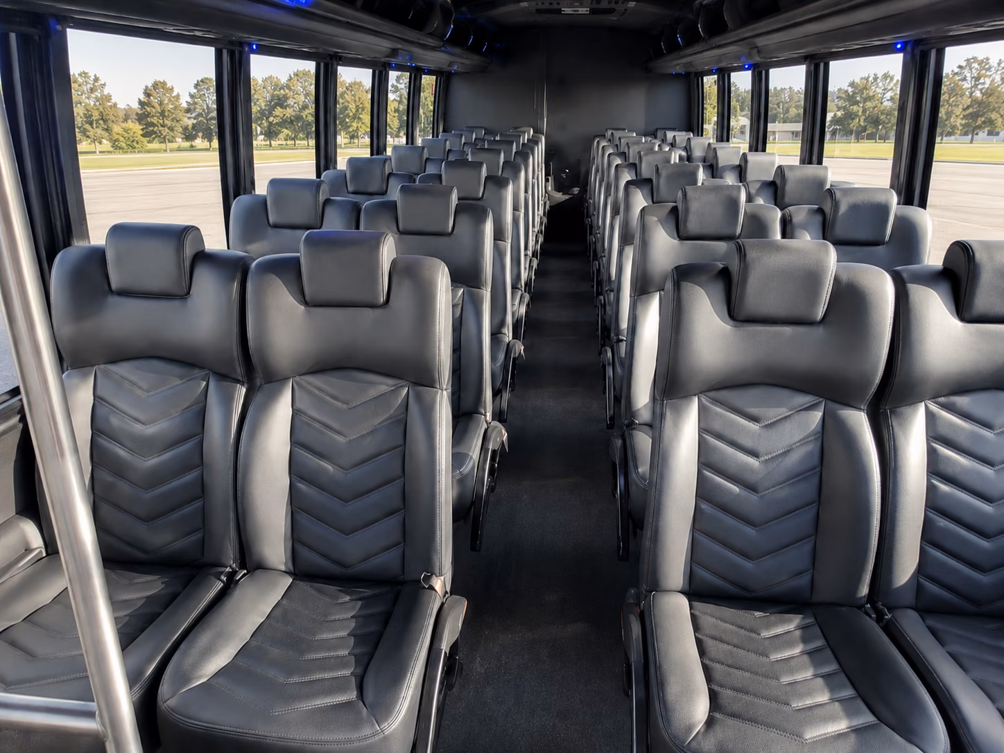 fan buses to away games and multi city sports road trips