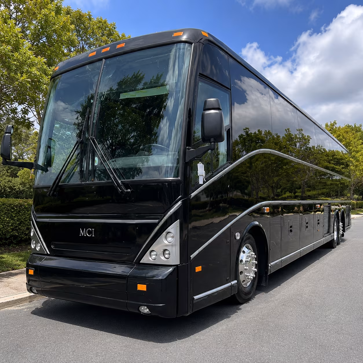 out of state charter bus rentals from asheville to atlanta and the deep south