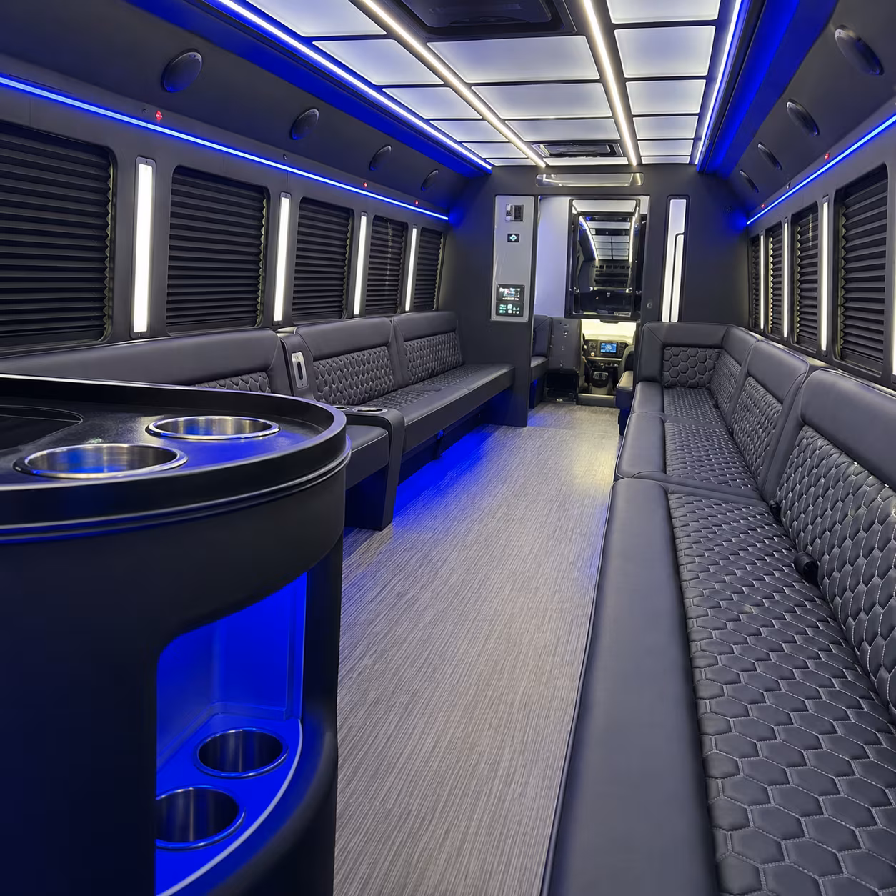 party bus rentals for asheville area proms