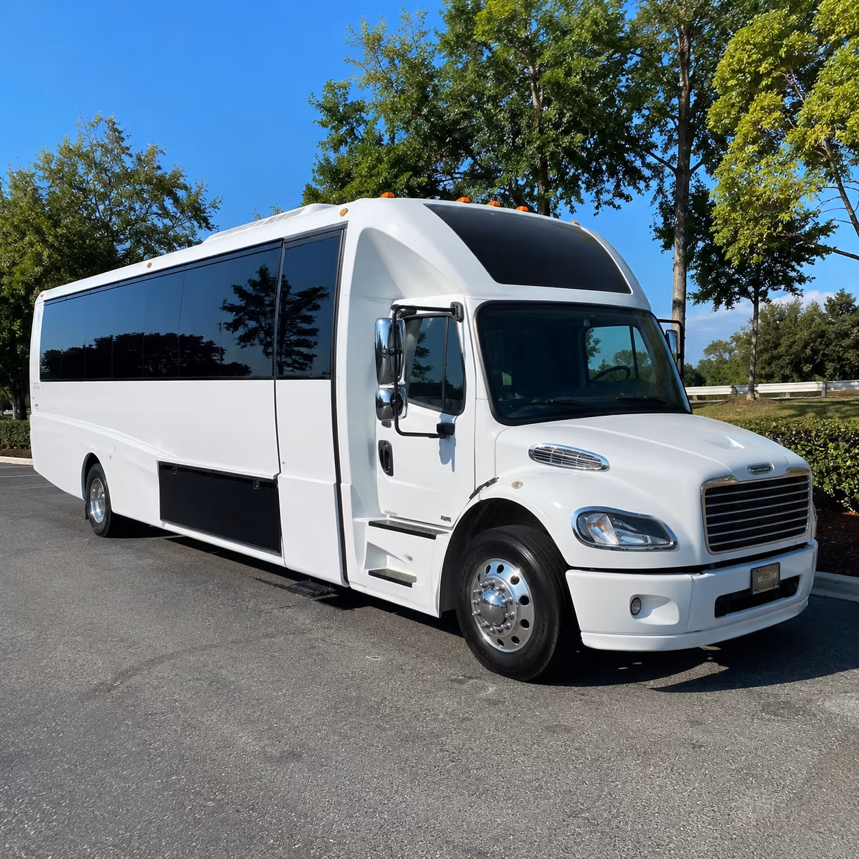 party bus transportation for asheville area proms and